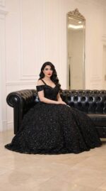 لباس مجلسی بلند و پرنسسی مدل نازگل - Image 3