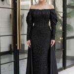 لباس مجلسی مزونی زنانه مدل نگار