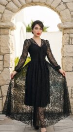 لباس مجلسی مزونی زنانه مدل شکوفه