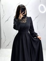 پیراهن مجلسی مزونی پوشیده زنانه مدل الیزابت - Image 2