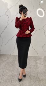 کت و دامن مجلسی زنانه مدل گلسا - Image 3