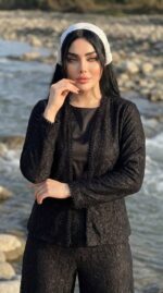 ست کت و شلوار دامنی گیپور مدل دریا - Image 6