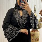 کت مجلسی و مزونی آستین کلوش ورساچ
