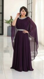 پیراهن مجلسی زنانه سایز بزرگ مدل خورشید - Image 2
