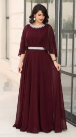پیراهن مجلسی زنانه سایز بزرگ مدل خورشید