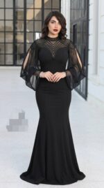 ماکسی مجلسی مزونی زنانه مدل ماهی