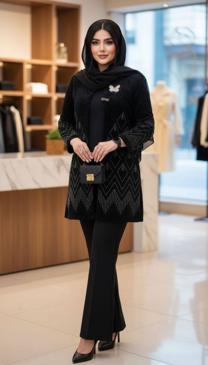 1772109853_2837462581.jpg کت مجلسی مزونی زنانه مدل ونیز - Image 1