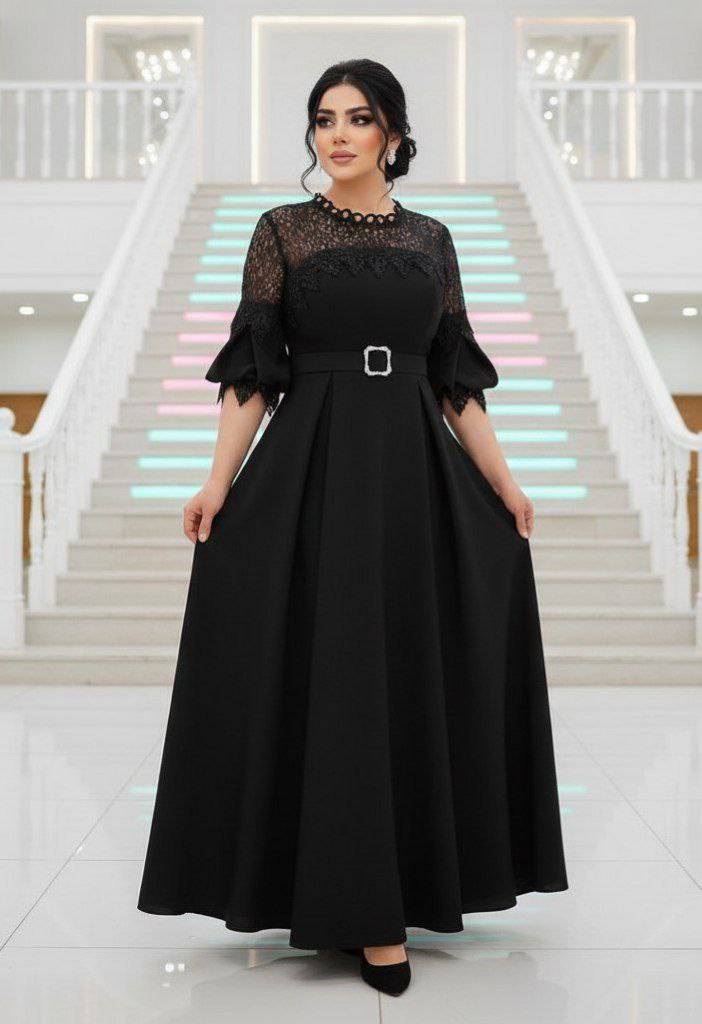 1773079397_6639767963.jpg لباس مجلسی مزونی زنانه مدل پرنسس - Image 1