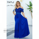 لباس مجلسی مزونی دکلته مدل مهرا - Image 3