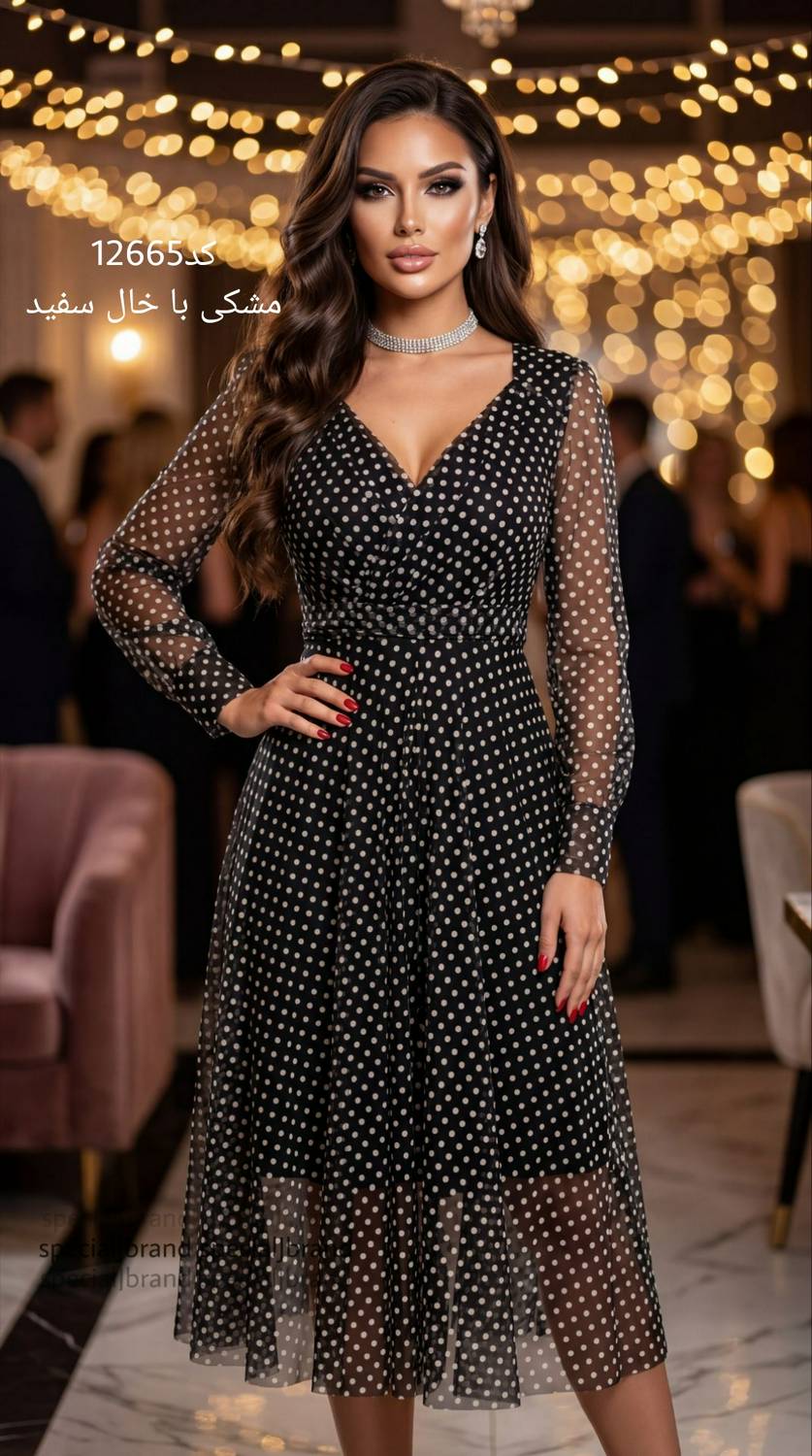1778260945_709198023.jpg تونیک مجلسی زنانه سایز بزرگ - Image 1