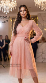 تونیک مجلسی زنانه سایز بزرگ - Image 5