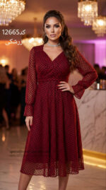 تونیک مجلسی زنانه سایز بزرگ - Image 4