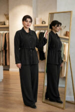 ست شومیز شلوار مزونی زنانه مدل سونیا - Image 3