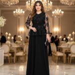 پیراهن مجلسی مزونی مدل مژگان
