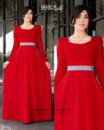 ماکسی مجلسی پوشیده مدل بابونه - Image 7