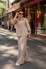 ست شومیز و شلوار زنانه مدل صنم