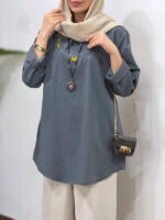 مانتو کوتاه و خنک زنانه مدل حنا - Image 6