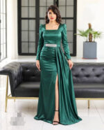 لباس مجلسی مزونی زنانه مدل میرا - Image 2