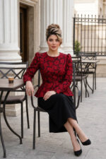 لباس مجلسی مزونی مدل گلسا - Image 3
