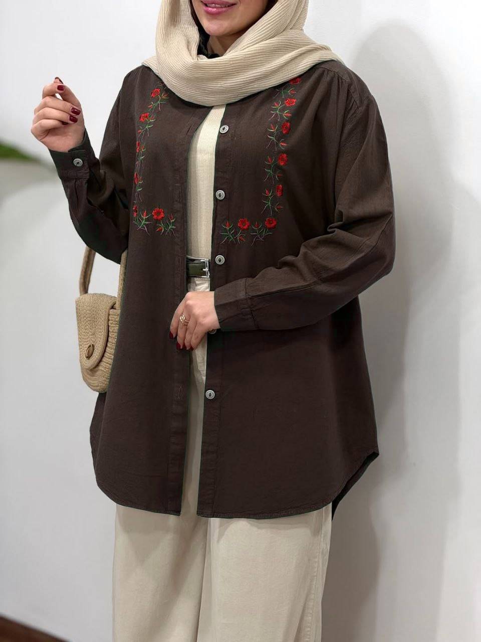 1781535251_9044343086-1.jpg مانتو لینن زنانه مدل نازبانو - Image 1