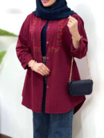 مانتو لینن زنانه مدل نازبانو - Image 3