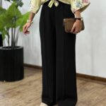 شلوار نیم بگ زنانه