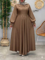 پیراهن مانتویی بلند زنانه - Image 3