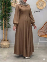 پیراهن مانتویی بلند زنانه - Image 5