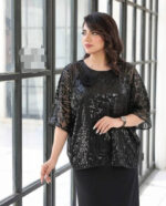 پیراهن مجلسی مزونی مدل پریا - Image 3
