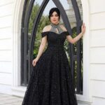 لباس مجلسی مزونی زنانه مدل روژین