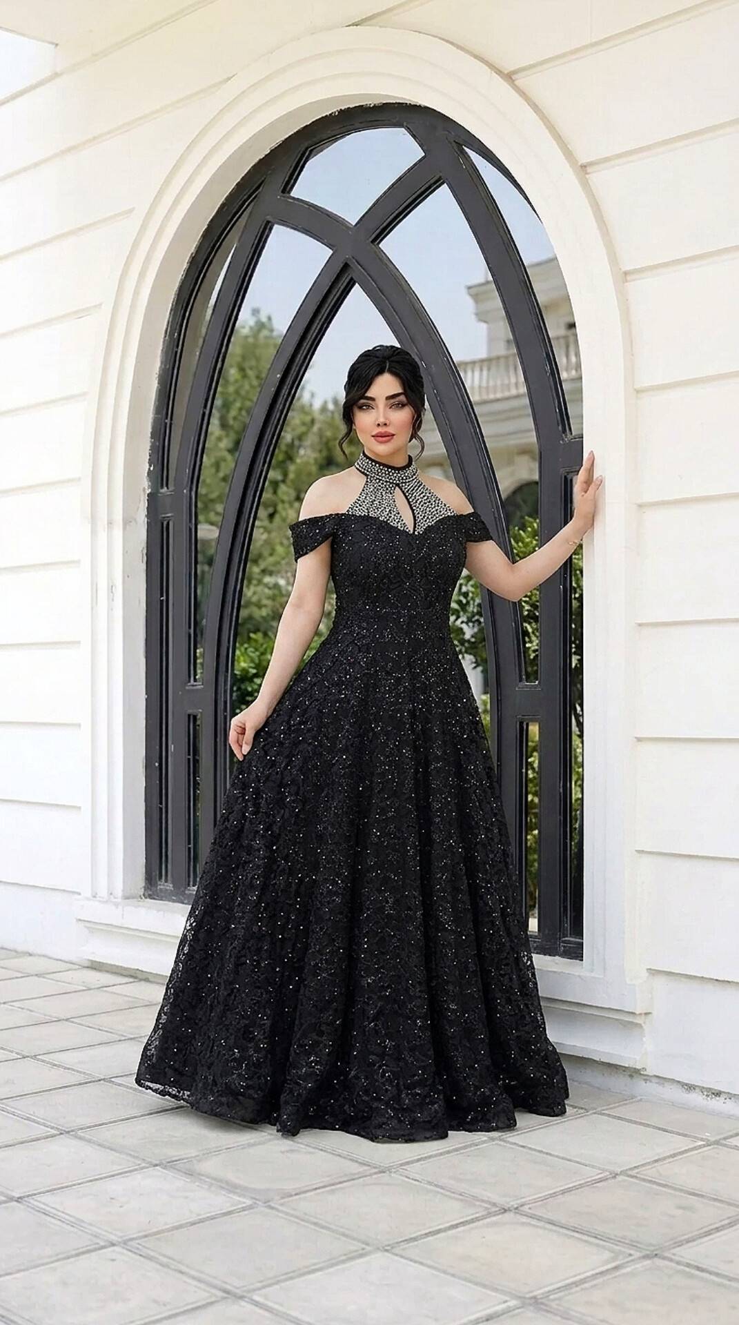 1783788726_4999085772-1.jpg لباس مجلسی مزونی زنانه مدل روژین - Image 1