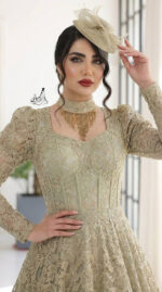 لباس مجلسی مزونی و پوشیده مدل پرتو - Image 9