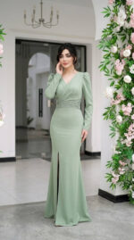 ماکسی مجلسی پوشیده مدل گلشیفته - Image 2