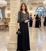 لباس مجلسی مزونی پوشیده مدل نفس
