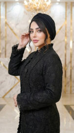 کت شلوار مجلسی و مزونی زنانه مدل ترنم - Image 6